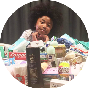 A lot of love and toiletries go into the packs Maiyah creates for the homeless