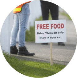 Free Food - drive through food bank